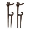 Cast Iron Dragonfly Hose Guides - Set of 2