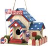 God Bless America Patriotic Bird House