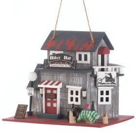 Biker Bar Highway Hide Away Bird House