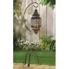 Moroccan Iron Candle Lantern with Stand