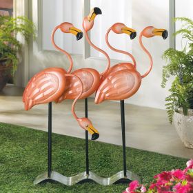 Flamingo Flock Lawn Ornament