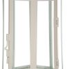 Metal Lighthouse Candle Lantern - White