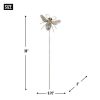 Mixed Pattern Metal Bee Garden Stake - 39 inches