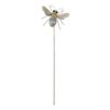 Mixed Pattern Metal Bee Garden Stake - 39 inches