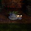 Snail Garden Planter with Solar Light-Up Tentacles