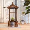 Rustic Wishing Well Garden Planter