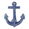 Blue Cast Iron Anchor Wall Hook