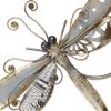 Mixed Pattern Metal Dragonfly Garden Stake - 39 inches