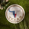 Texas Longhorn Cement Stepping Stone