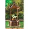 Rustic Wishing Well Garden Planter