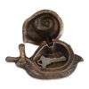 Cast Iron Garden Snail Hinged Key Hider