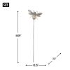 Mixed Pattern Metal Bee Garden Stake - 38 inches