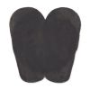 Cement Flip Flops Stepping Stone - Sand Dollar