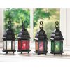 Pressed Glass Moroccan Candle Lantern - 10 inches