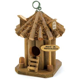 Bed and Breakfast Wood Birdhouse