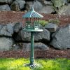 Gazebo Style Verdigris Bird Feeder