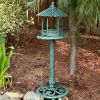 Gazebo Style Verdigris Bird Feeder