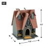 Wood Cottage Bird House