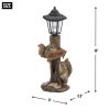 Friendly Squirrels Welcome Solar Garden Light