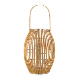 Bamboo Slat Candle Lantern - 23 inches