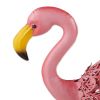 Solar Lighted Flamingo Yard Art - Leaning