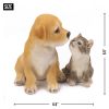 Best Buddies Puppy and Kitten Garden Figurine