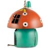 Whimsical Red Mushroom Birdhouse