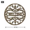 Cast Iron Welcome Stepping Stone