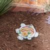 Sparkly Turtle Cement Garden Stepping Stone