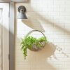 Half-Circle Galvanized Metal Wall Planter