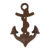 Cast Iron Anchor Wall Hooks - Set of 2