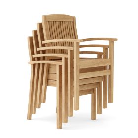 Sahara Stackable Armchair Fully Built 4 pcs each box