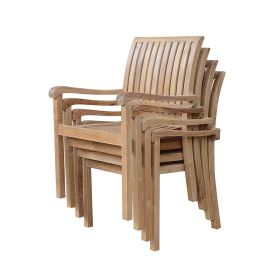 Aspen Stackable Armchair Fully Built 4 pcs each box