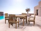 Brianna 5 Pieces Outdoor Square Dining Set