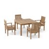 Brianna 5 Pieces Outdoor Square Dining Set