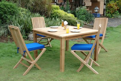 pComfort 5 Pieces Outdoor Square Dining Set