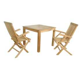 Classic 3 Pieces Folding Outdoor Dining Set