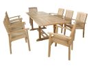 Bahama Stackable Sahara 9-Pieces Rectangular Dining Set B