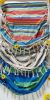 Hammock Chair with Tassel Fringe - Nautical Stripes