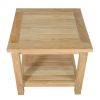 Square Table with 2 Tier