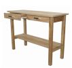 Atlanta Rectangular Serving Table with 2 drawers & 1 shelf