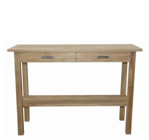 Atlanta Rectangular Serving Table with 2 drawers & 1 shelf