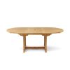 Bahama 87" Oval Extension Table Extra Thick Wood