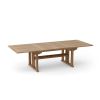 Sahara 106" Rectangular double Ext Table