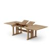 Sahara 106" Rectangular double Ext Table