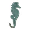 Cast Iron Seahorse Wall Hooks - Set of 2