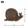 Cast Iron Snail Stepping Stone