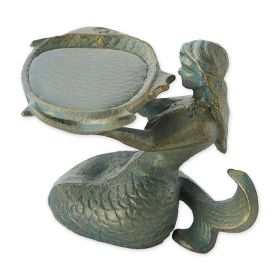 Cast Iron Mermaid Decorative Dish or Mini Bird Bath