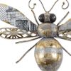 Mixed Pattern Metal Bee Garden Stake - 38 inches