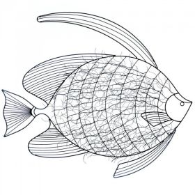 Metal Fish Wall Decor